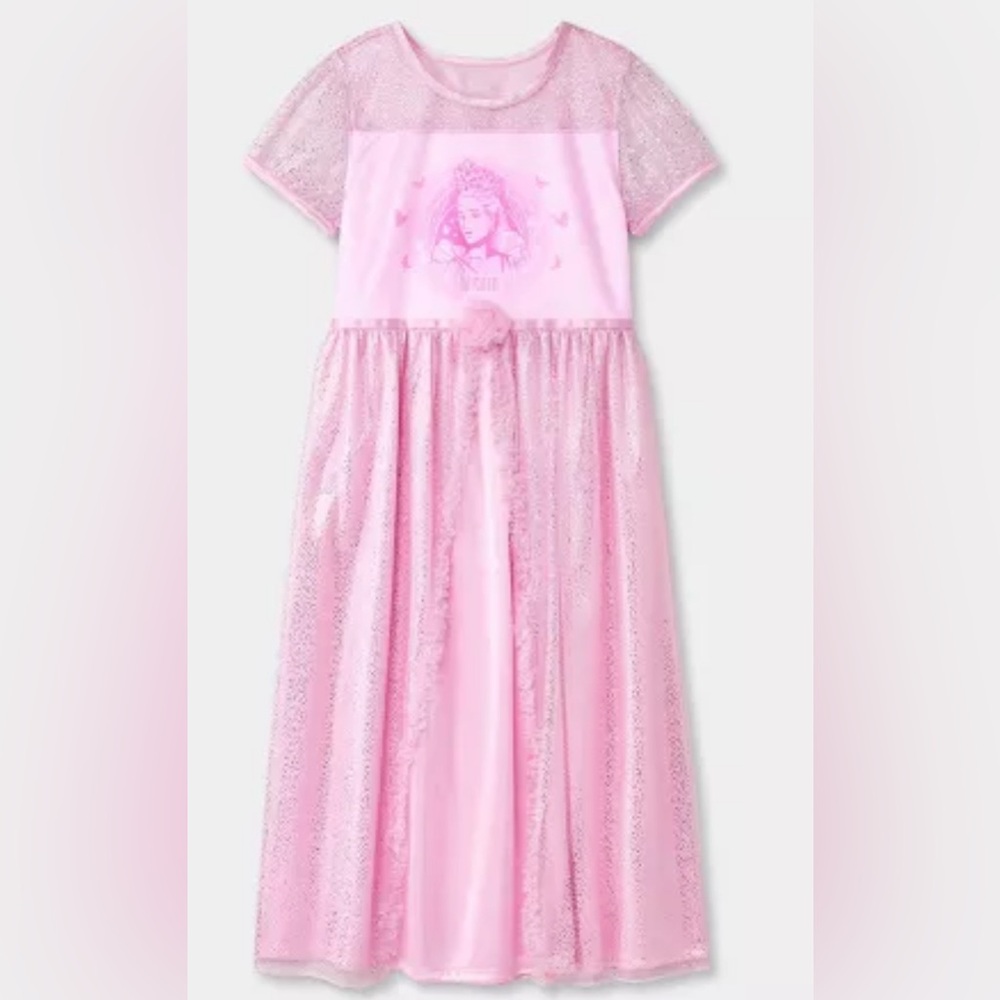 NWT Wicked Disney Pink Sparkle nightgown/Dress 3T